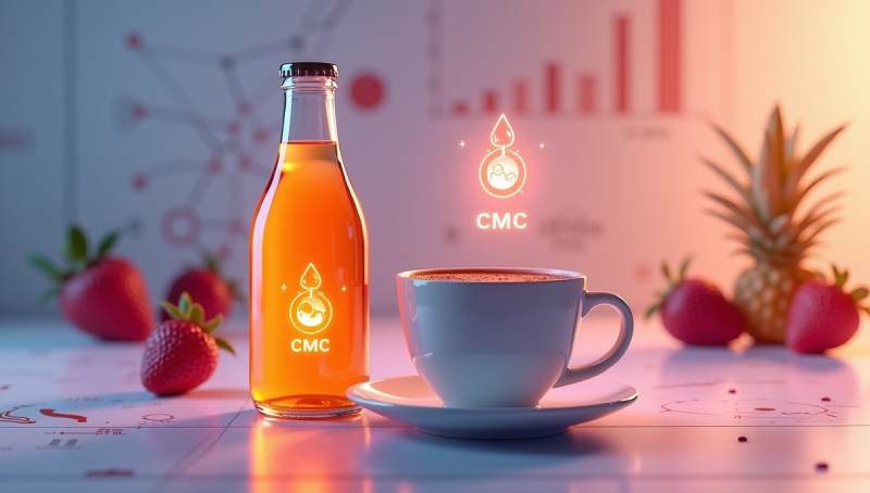 کاربرد پنجم: غلیظ‌کنندگی و جلوگیری از جدایی در نوشیدنی‌ها
